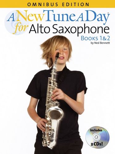 New Tune A Day Alto Sax Books 1 & 2 + Cds Sheet Music Songbook