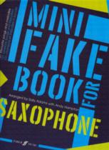 Mini Fake Book Alto Sax Adams/harris Sheet Music Songbook