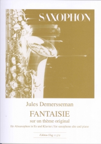 Demersseman Fantaisie Sur Un Theme Orig Alto Sax Sheet Music Songbook