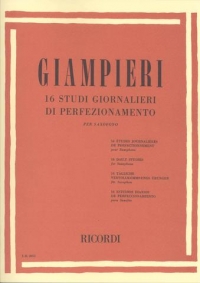 Giampieri 16 Studi Giornalieri Di Perfezionamento Sheet Music Songbook