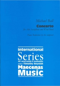 Ball Saxophone Concerto Saxophone & Piano Sheet Music Songbook