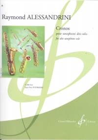 Alessandrini Cronos Alto (coll Fourmeau) Saxophone Sheet Music Songbook