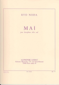 Noda Mai Alto Saxophone Solo Sheet Music Songbook