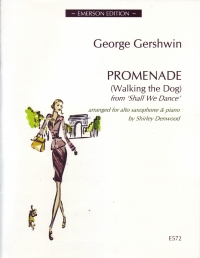 Gershwin Promenade (walking The Dog) Alto Sax Sheet Music Songbook