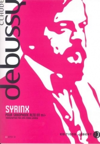 Debussy Syrinx Alto Saxophone Sheet Music Songbook
