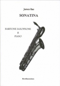 Rae Sonatina Baritone Sax & Piano Sheet Music Songbook
