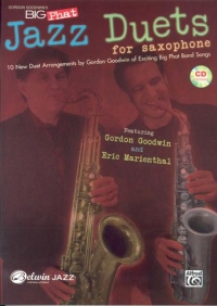 Big Phat Jazz Saxophone Duets Book & Cd Goodwin Sheet Music Songbook