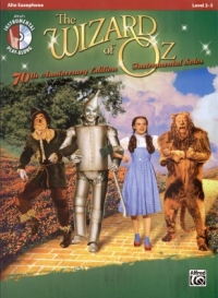 Wizard Of Oz 70th Anniversary Alto Sax Book & Cd Sheet Music Songbook