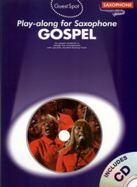 Guest Spot Gospel Alto Sax Book & Cd Sheet Music Songbook