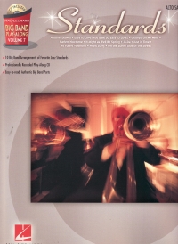 Big Band Play Along 07 Standards Alto Sax + Cd Sheet Music Songbook