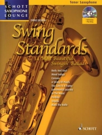 Swing Standards Tenor Book & Cd Saxophone Lounge Sheet Music Songbook