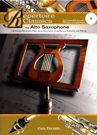 Repertoire Classics Alto Saxophone + Online Sheet Music Songbook