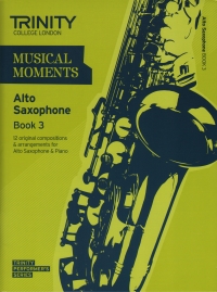 Musical Moments Alto Saxophone Book 3 Score/part Sheet Music Songbook