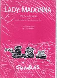 Lady Madonna Gumbley Sax Quartet Sheet Music Songbook