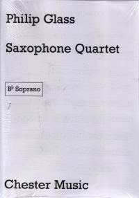 Philip Glass Saxophone Quartet Set Of Parts Sheet Music Songbook
