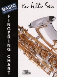 Basic Instrumental Fingering Chart Alto Saxophone Sheet Music Songbook