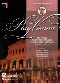 Play Vienna Alto Saxophone Book & Cd Sheet Music Songbook