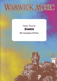 Thorne Sonata Alto Saxophone & Piano Sheet Music Songbook
