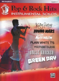 Pop & Rock Hits Instrumental Solos Alto Sax + Cd Sheet Music Songbook