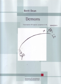 Dean Demons Soprano Saxophone Sheet Music Songbook