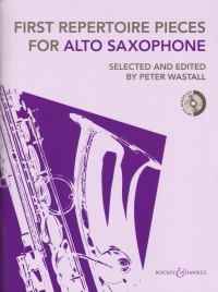 First Repertoire Pieces For Alto Sax Wastall + Cd Sheet Music Songbook