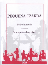 Iturralde Pequena Czarda Alto Sax & Piano Sheet Music Songbook