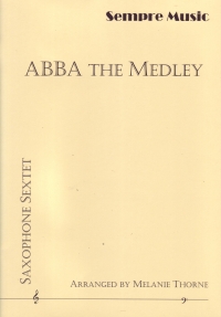 Abba The Medley 6 Saxes Sheet Music Songbook