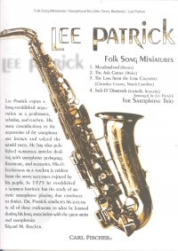 Folk Song Miniatures  Saxophone Trio Sheet Music Songbook