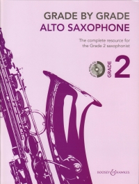 Grade By Grade Alto Saxophone Grade 2 Way + Cd Sheet Music Songbook