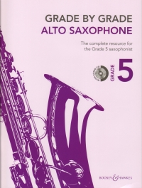 Grade By Grade Alto Saxophone Grade 5 Way + Cd Sheet Music Songbook
