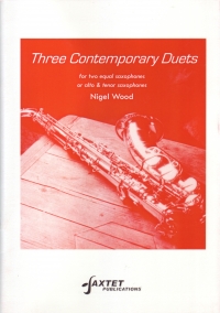 Wood Three Contempory Duets Sax/aa/tt Sheet Music Songbook