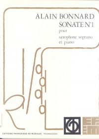 Bonnard Sonata No.1 Tenor Saxophone & Piano Sheet Music Songbook