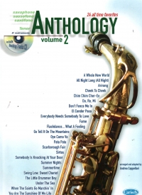 Anthology Tenor Saxophone Vol 2 & Cd Sheet Music Songbook
