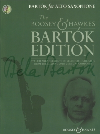 Bartok For Alto Saxophone + Cd Bartok Edition Sheet Music Songbook