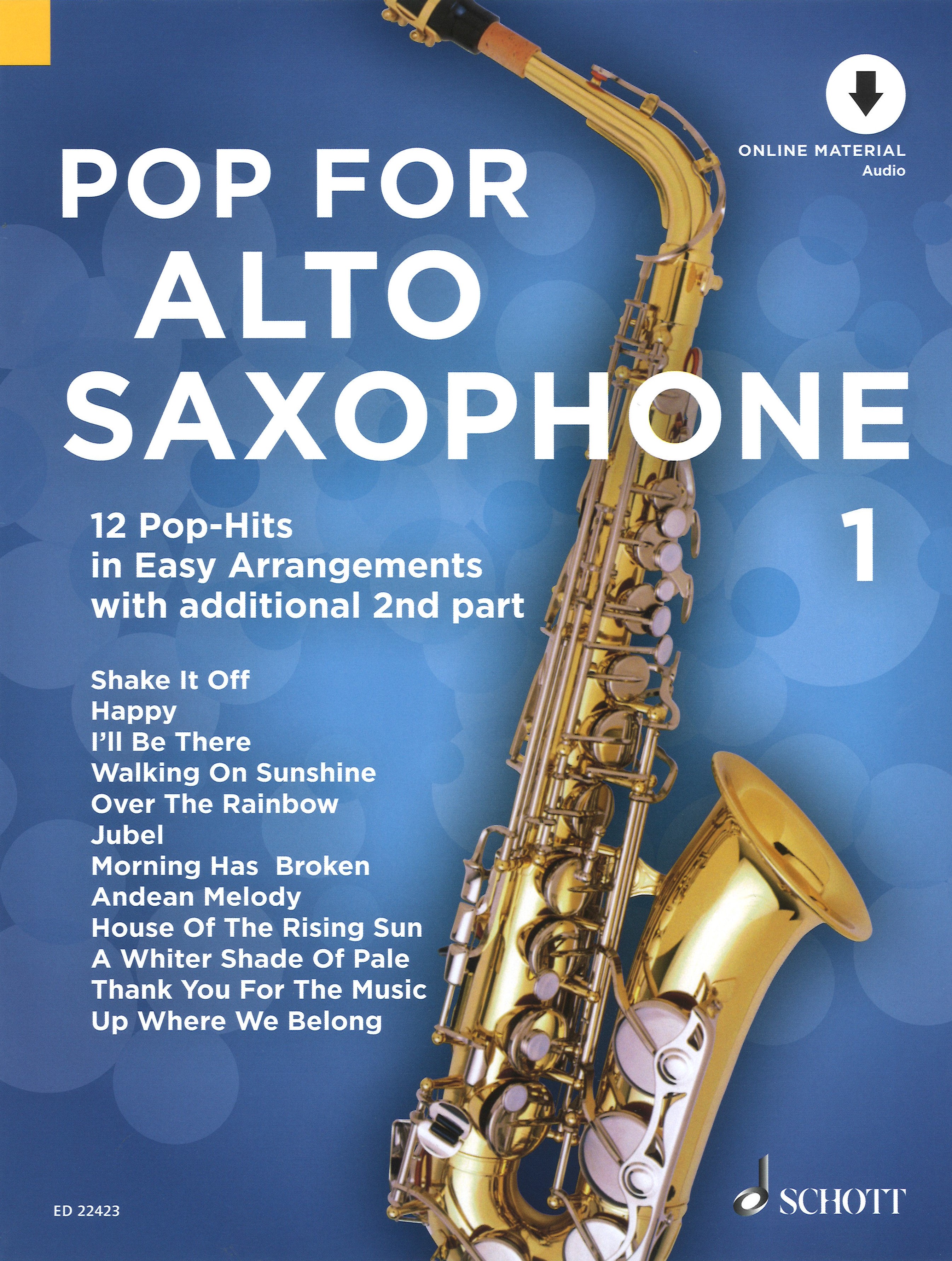 Pop For Alto Saxophone 1 Book + Audio Sheet Music Songbook