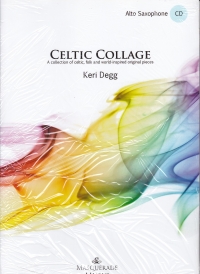 Degg Celtic Collage Alto Saxophone & Piano + Cd Sheet Music Songbook