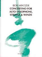 Mintzer Concertino For Alto Sax, Strings & Wind Pf Sheet Music Songbook