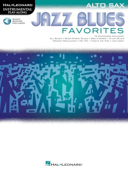 Jazz Blues Favorites Instrumental Alto Sax +online Sheet Music Songbook