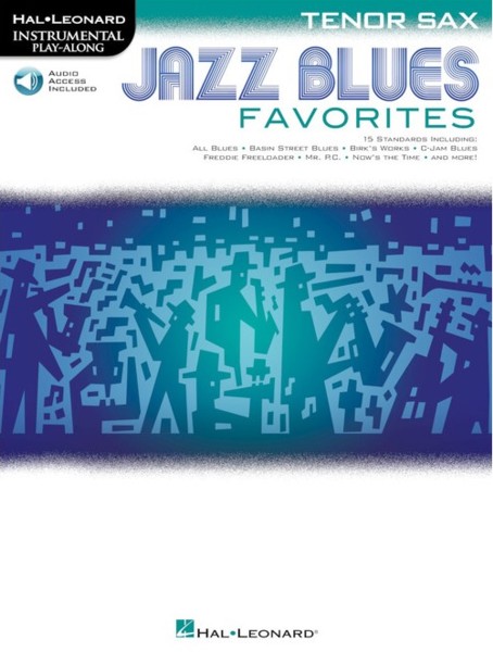 Jazz Blues Favorites Instrumental Tenor Sax+online Sheet Music Songbook