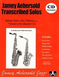 Jamey Aebersold Transcribed Solos Eb Bb C Treble Sheet Music Songbook