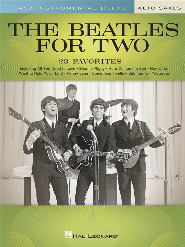 Beatles For Two Alto Saxes Sheet Music Songbook