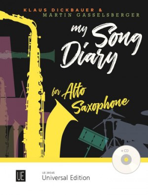 Dickbauer My Song Diary Alto Saxophone Book & Cd Sheet Music Songbook
