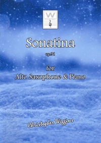 Wiggins Sonatina Op91 Alto Saxophone & Piano Sheet Music Songbook