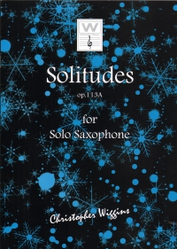 Wiggins Solitudes Op113a Solo Saxophone Sheet Music Songbook