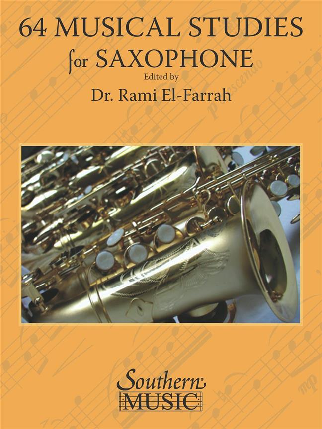 64 Musical Studies For All Saxophones Sheet Music Songbook