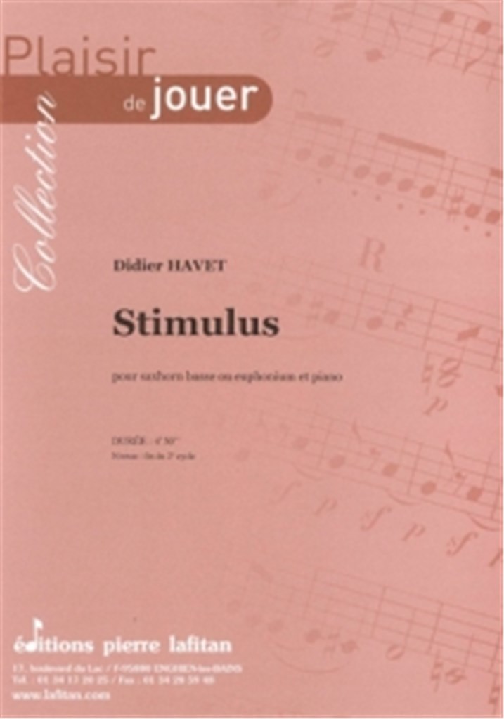Havet Stimulus Bass Saxophone Sheet Music Songbook