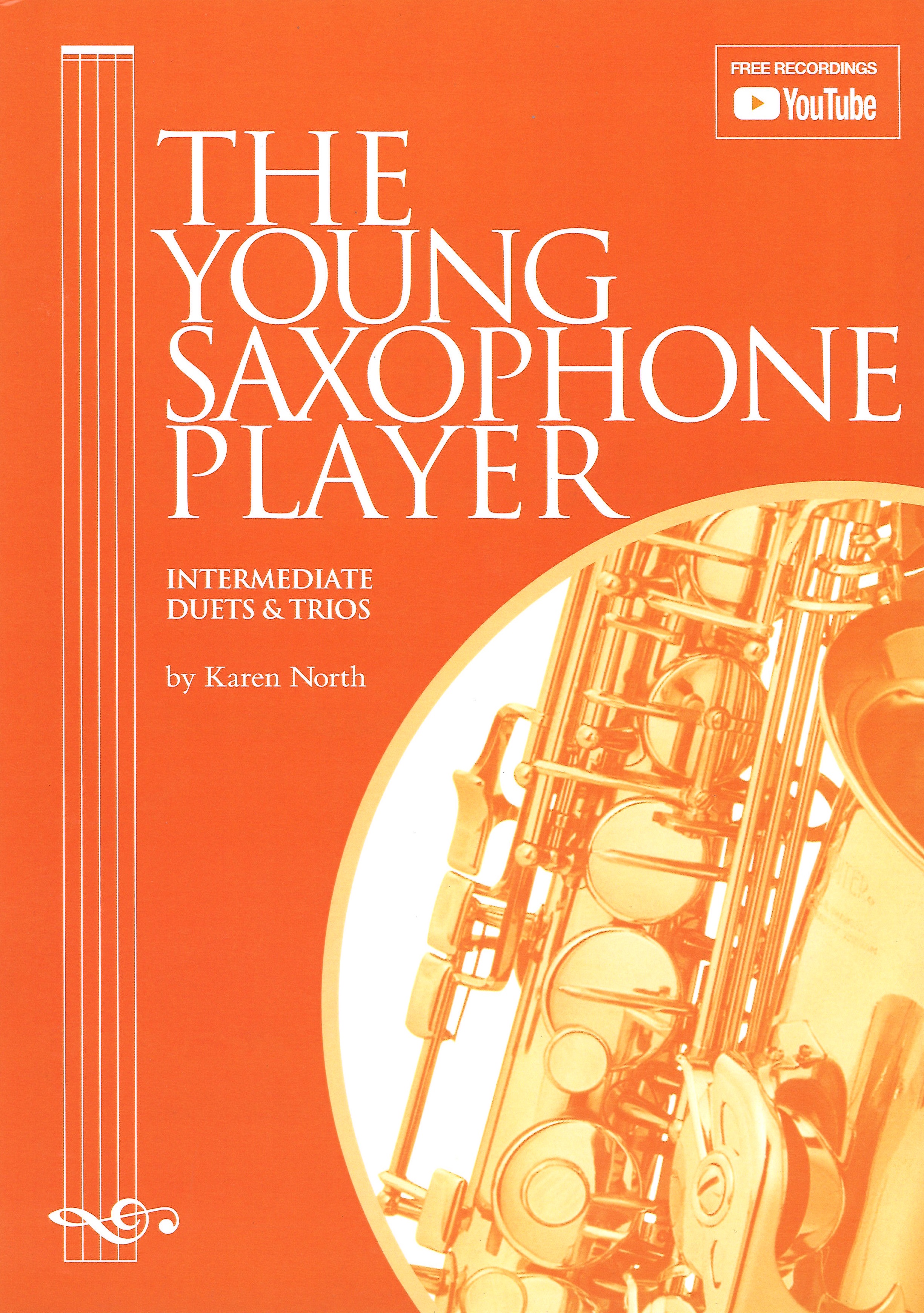 Young Saxophone Player Intermediate Duets & Trios Sheet Music Songbook