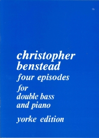 Benstead Four Episodes Double Bass Sheet Music Songbook