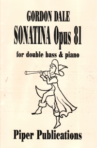 Dale Sonatina Op81 Double Bass Sheet Music Songbook