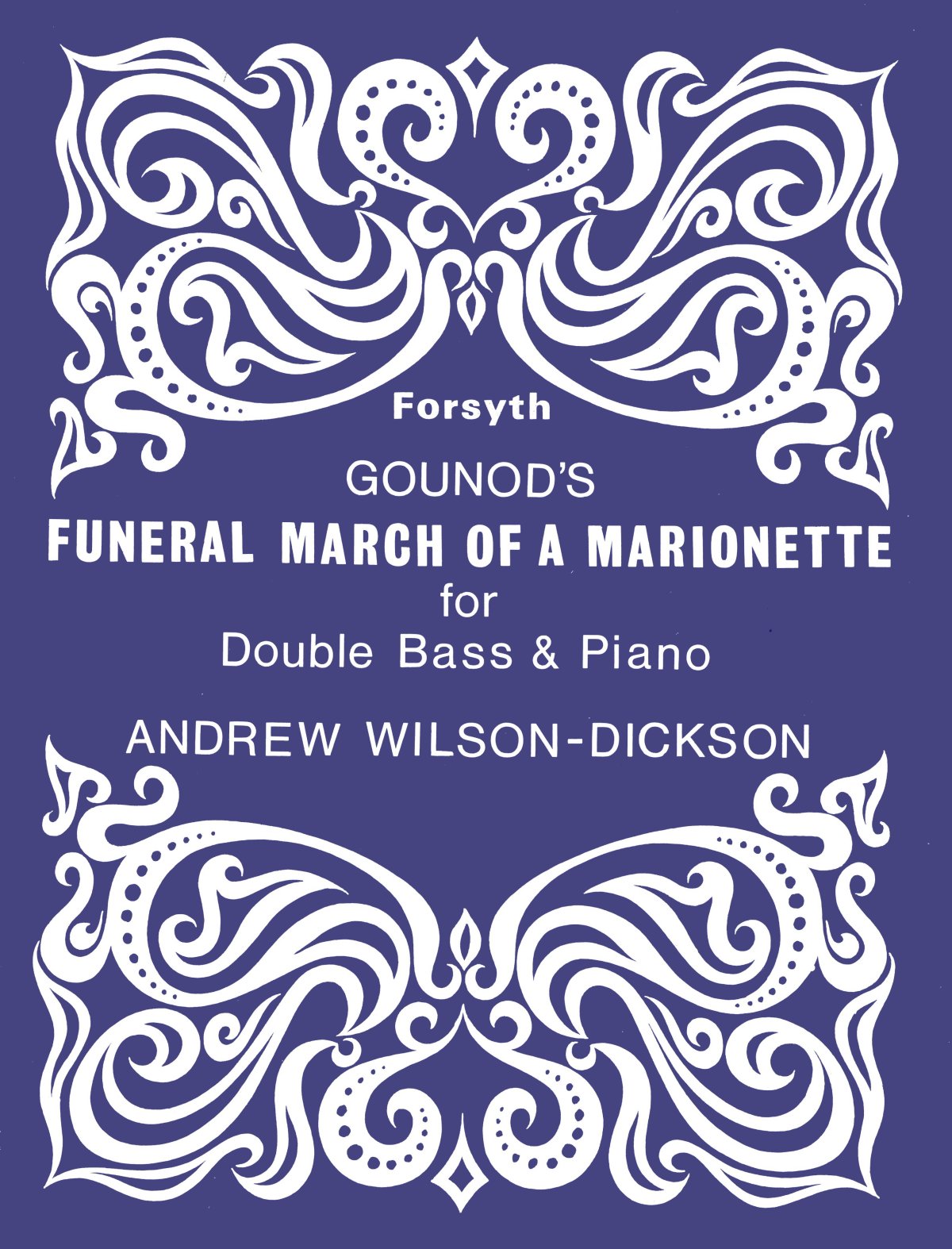 Gounod Funeral March Of A Marionette Double Bass Sheet Music Songbook